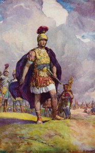 Julius Caesar ankommer Storbritannia og ser ut over ansiktet til Kent